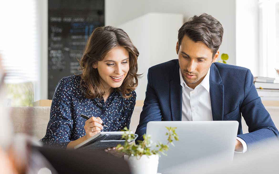 People are woking in office